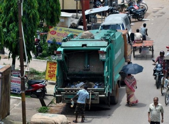 Cleaning of garbage during office hours creates havoc